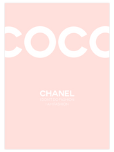 Coco Chanel Fashion N3 - Art Print